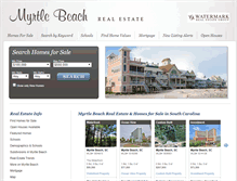 Tablet Screenshot of myrtle-beach-homes-for-sale.com